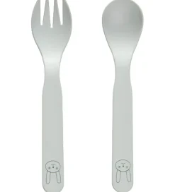 OYOY Børnebestik - Bioplast - 2 Dele - Pullo - Pale Mint