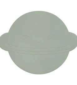 OYOY Dækkeserviet - Silikone - Planet - Pale Mint