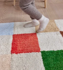 OYOY Gulvtæppe - Chess Rug - 168x84 cm - Multi