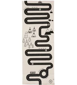 OYOY Gulvtæppe - 180x70 cm - Adventure - Råhvid