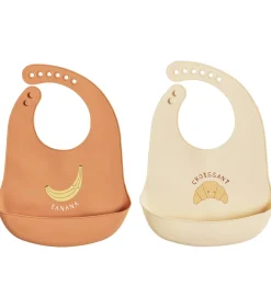 OYOY Hagesmække - Silikone - 2 stk. - Yummy - Caramel/Butter