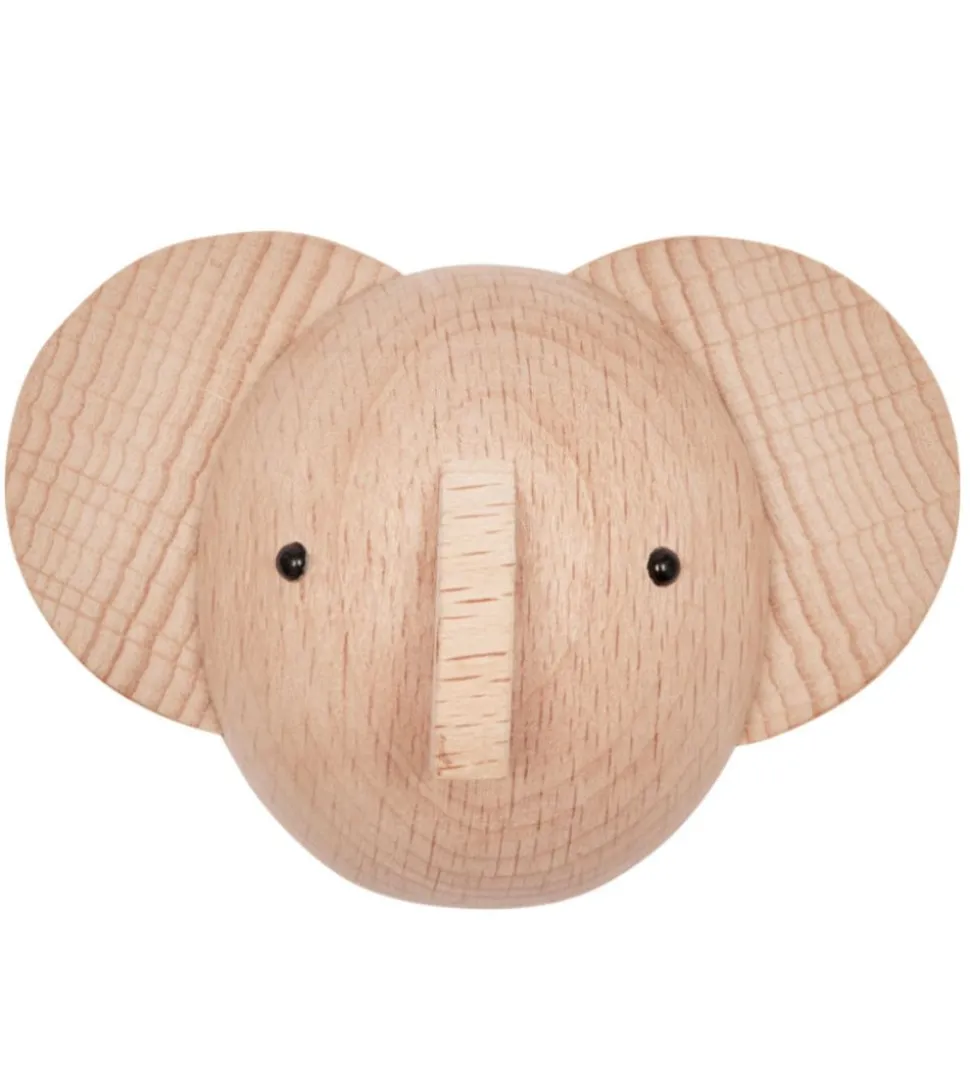 OYOY Knage - 5,4x7,4x6,4 cm - Mini - Elefant - Natur