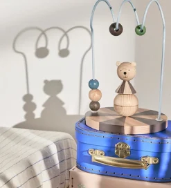 OYOY Kugleramme - Circus Bear - Nature/Dusty Blue