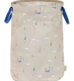 OYOY Opbevaringskurv - Foxy - Large - Beige/Blå