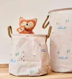 OYOY Opbevaringskurve - 2-pak - Deer & Duck - Medium - Beige