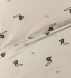 OYOY Sengetøj - Junior - Toucan - Clay