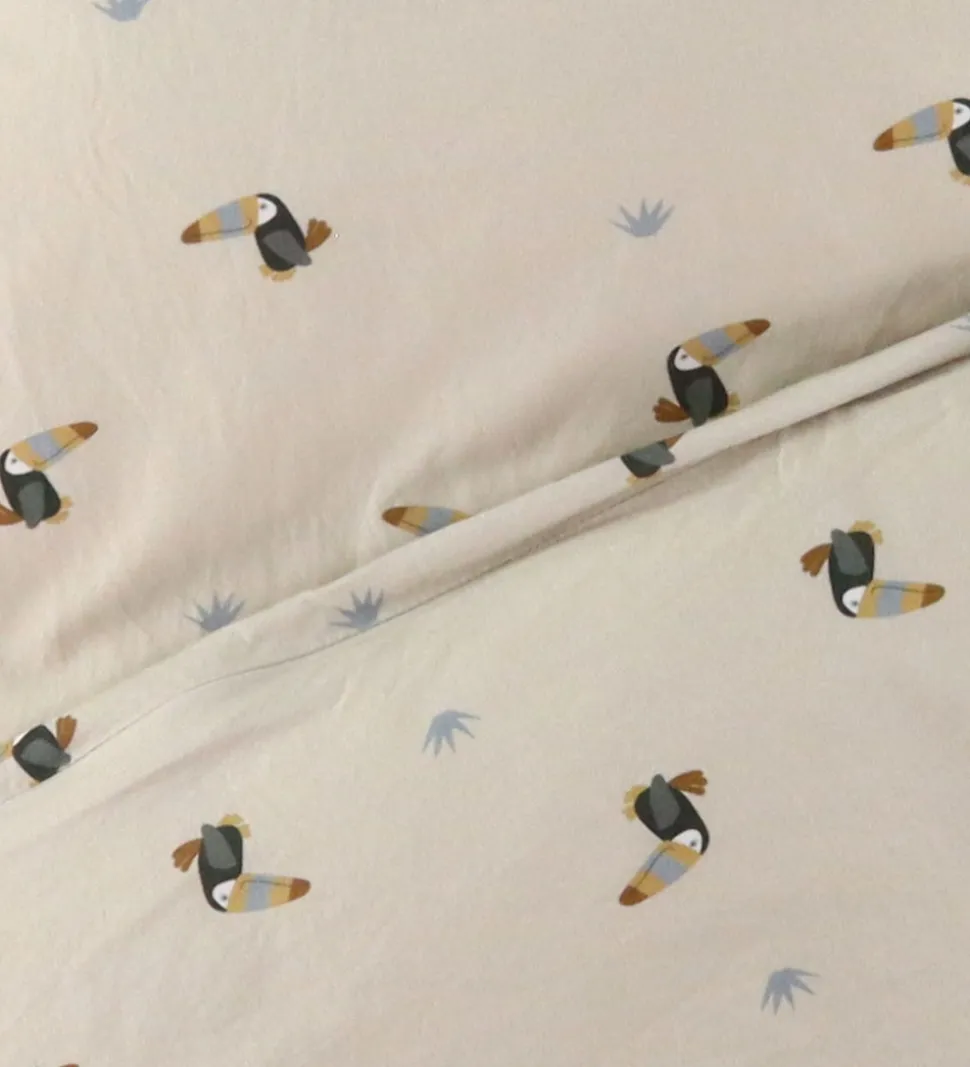 OYOY Sengetøj - Junior - Toucan - Clay