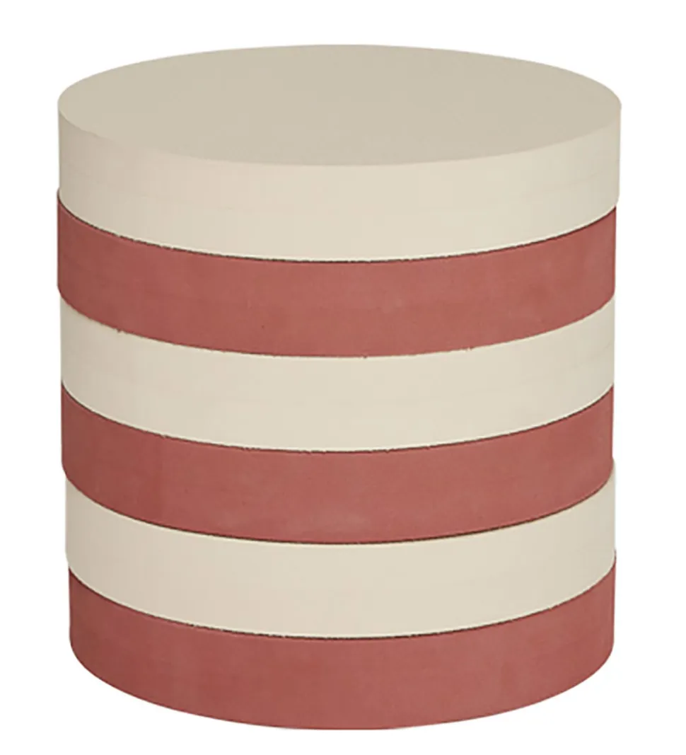 OYOY Skammel - Iro - 28x28 cm - Vanilla/Nutmeg