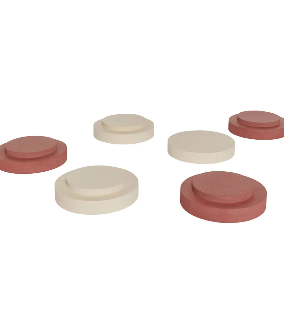 OYOY Skammel - Iro - 28x28 cm - Vanilla/Nutmeg