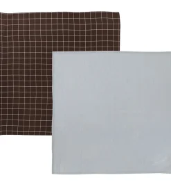 OYOY Stofbleer - 70x70cm - Muslin- 2-pak - Ice Blue