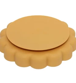 Petit Monkey Tallerken m. Sugekop - Silikone - Lion - Ochre