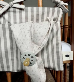 Pine Cone Sengelomme - 24x39 cm - Vida - Mushroom Stripe