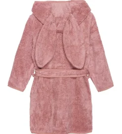 Pippi Baby Badekåbe - Old Rose m. Ører