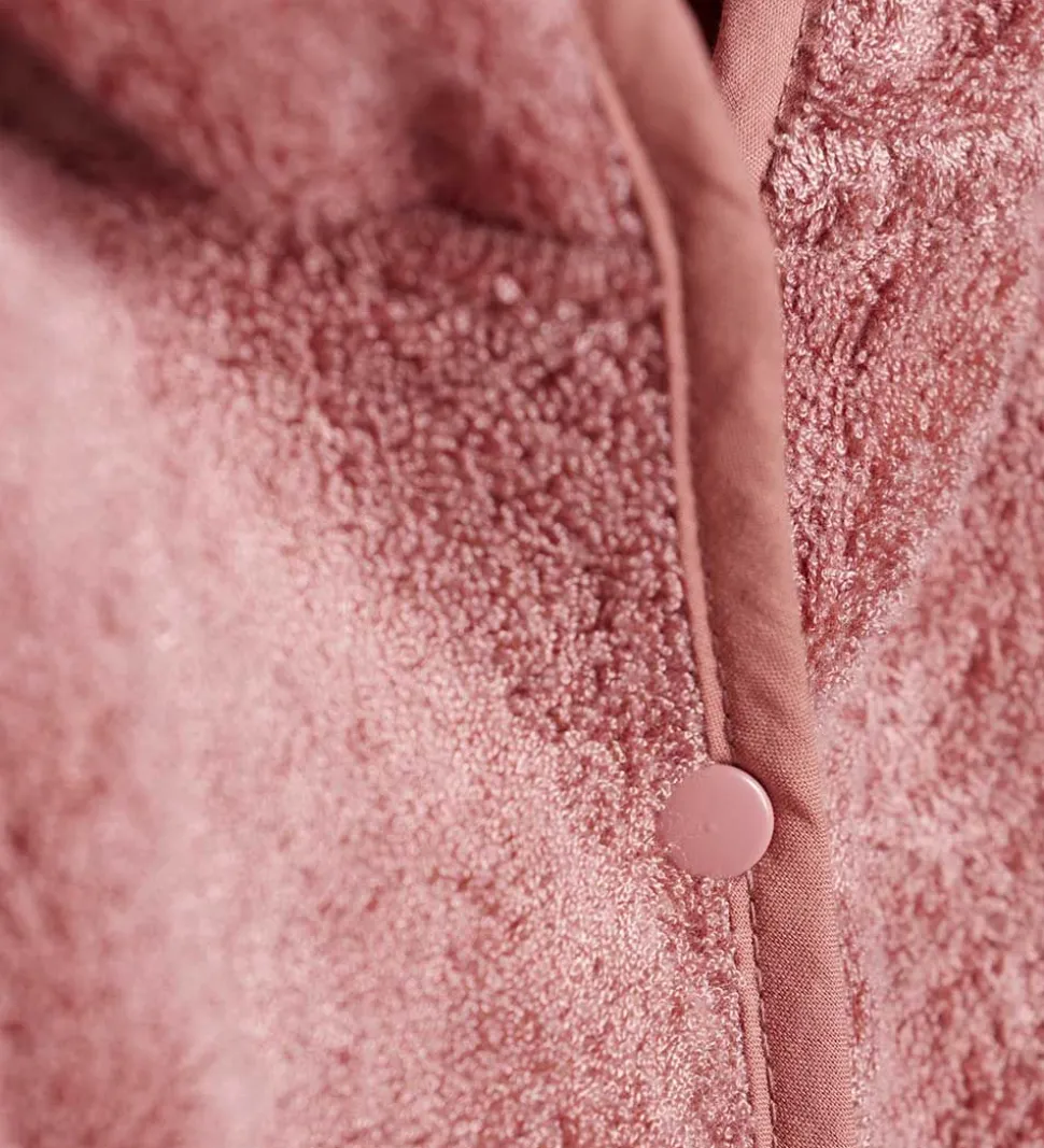 Pippi Baby Badekåbe - Old Rose m. Ører