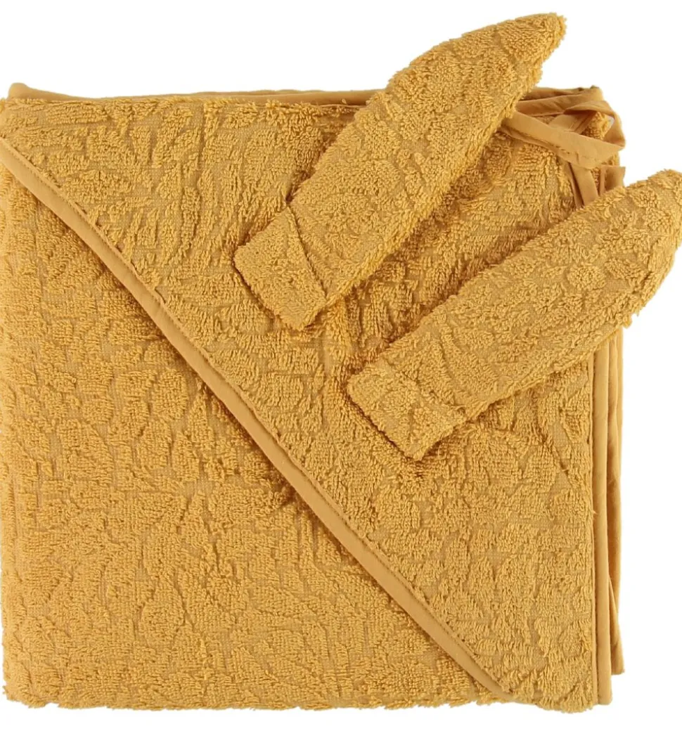 Pippi Babyhåndklæde - 83x83 cm - Mineral Yellow