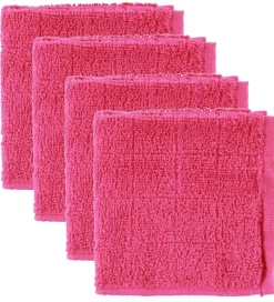 Pippi Vaskeklude - 4-pak - Pink