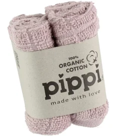 Pippi Vaskeklude - 4-pak - Støvet Rosa
