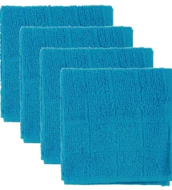 Pippi Vaskeklude - 4-pak - Turkis