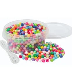 Playbox Perler - Små Glimmer Perler - 6 mm - 700 Stk