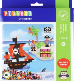 Playbox Perlesæt - 2000 stk. - Pirater