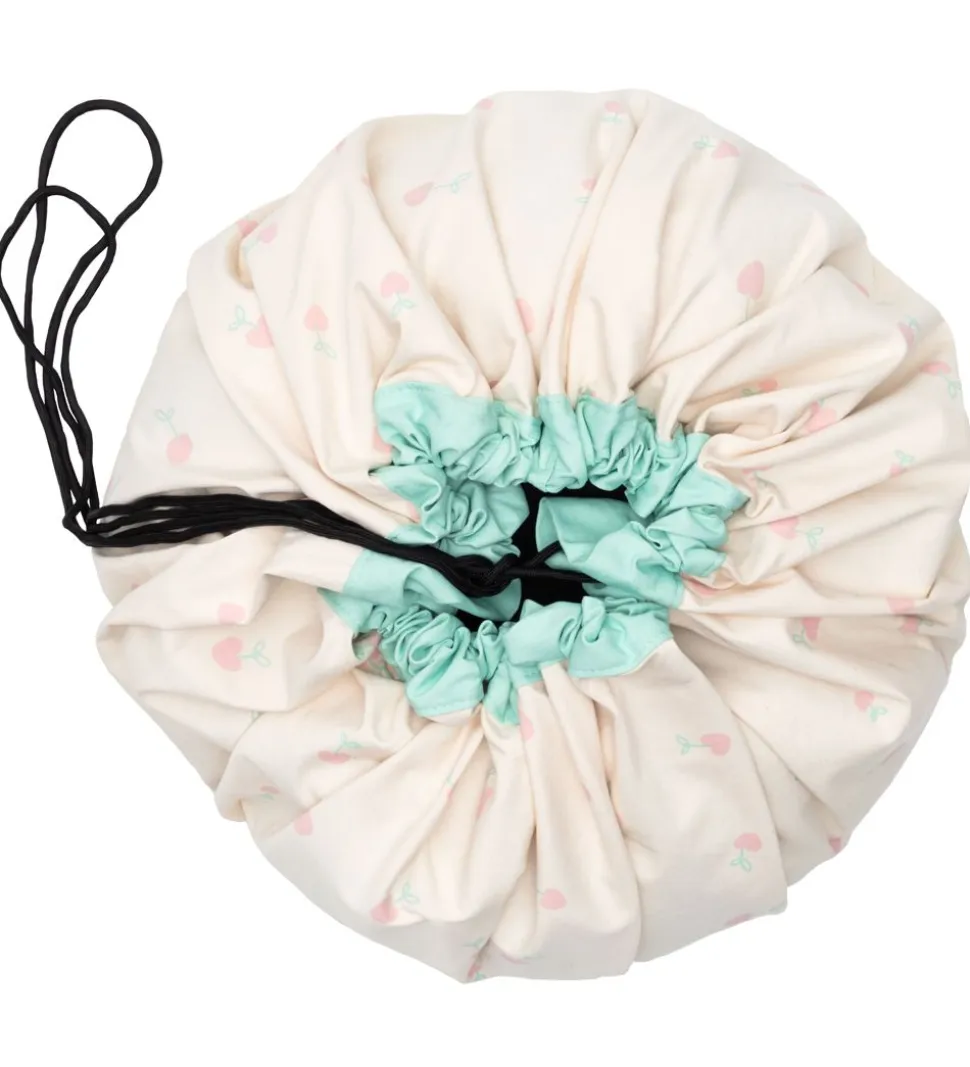 Play&Go Legetøjstæppe - Ø140 - Cherry Love