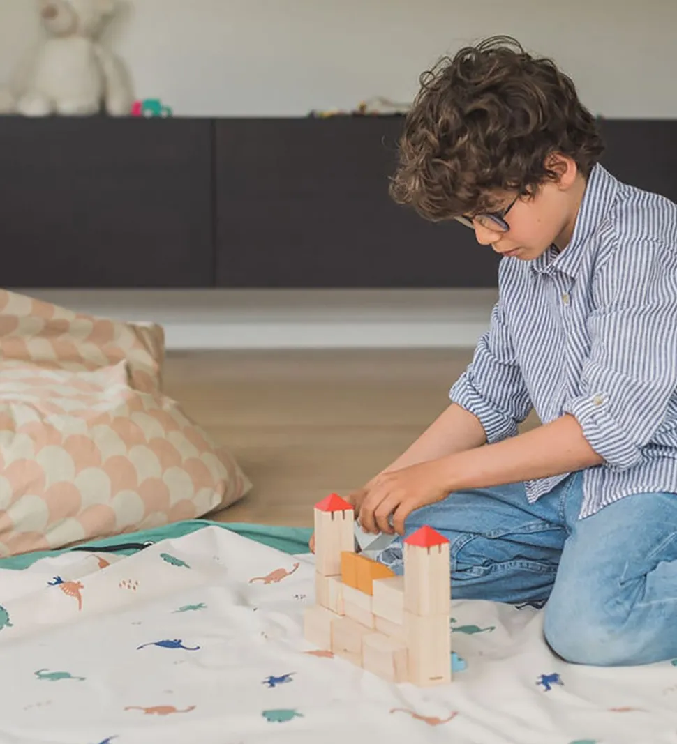 Play&Go Legetøjstæppe - Ø140 - Dino