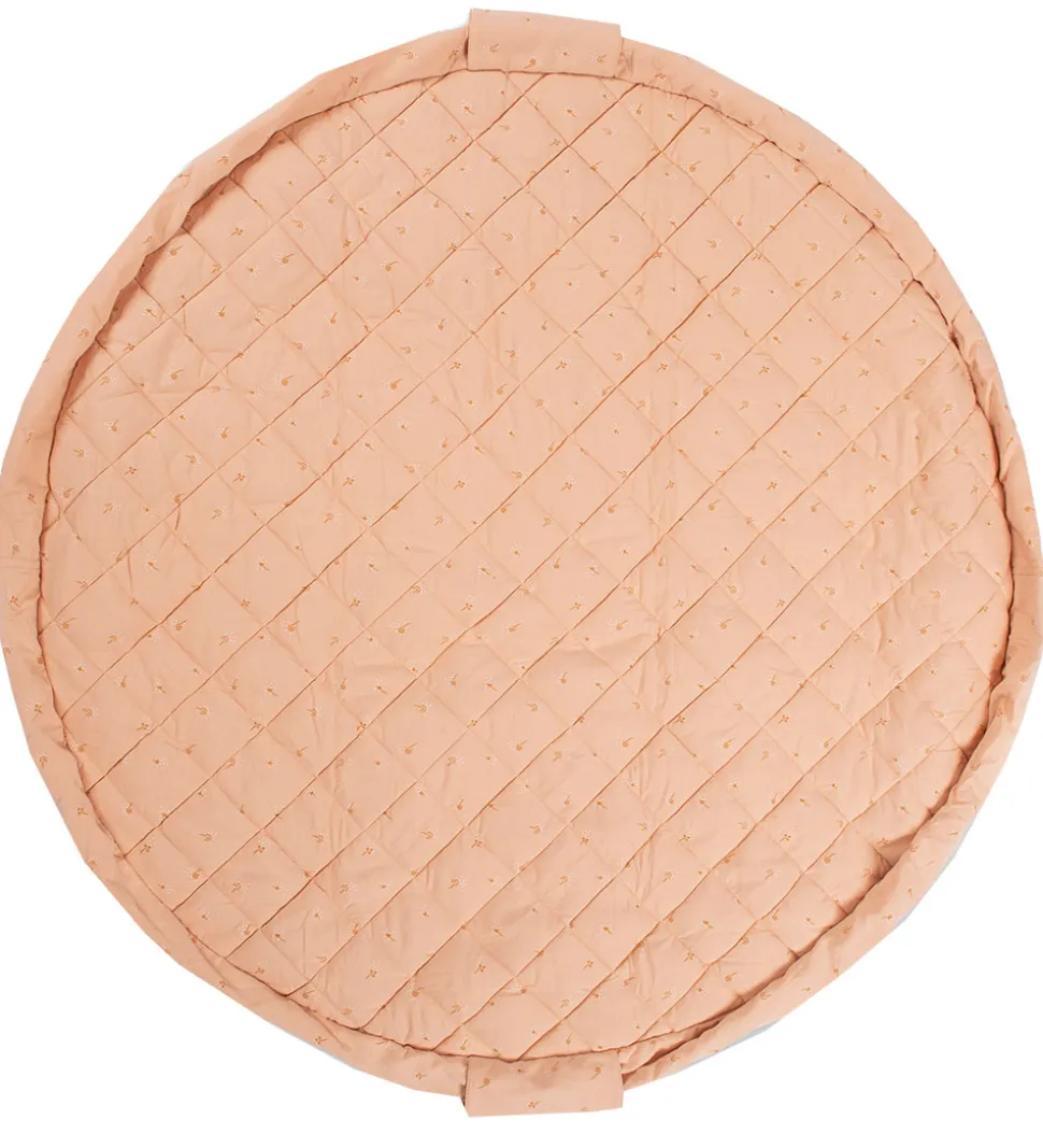 Play&Go Legetøjstæppe - Ø120 - Soft Organic - Fleuri