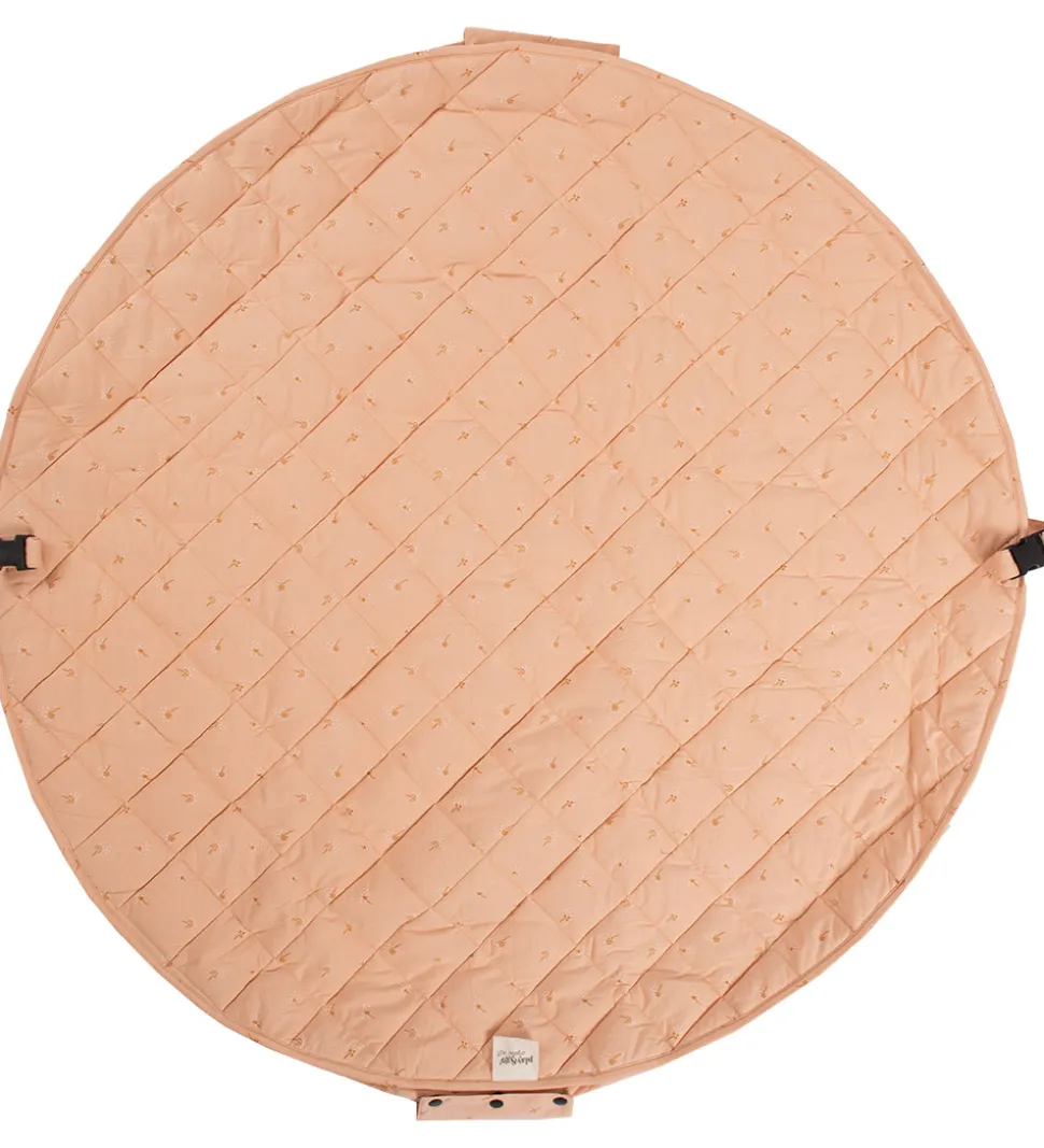 Play&Go Legetøjstæppe - Ø120 - Soft Organic - Fleuri