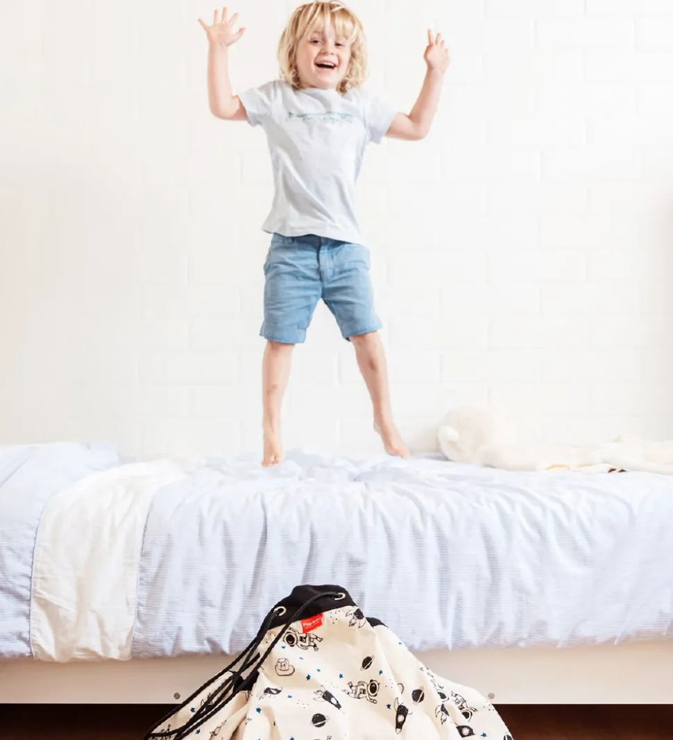 Play&Go Legetøjstæppe - Ø140 cm - Space Glow