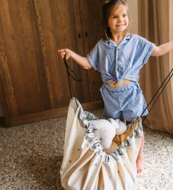 Play&Go Legetøjstæppe/Opbevaring - 140 cm - 2-i-1 - Worldmap