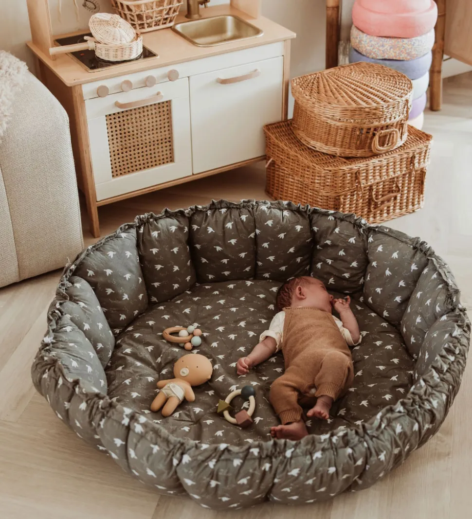 Play&Go Legetæppe - 3-i-1 - Ø130 cm - Bloom Birds