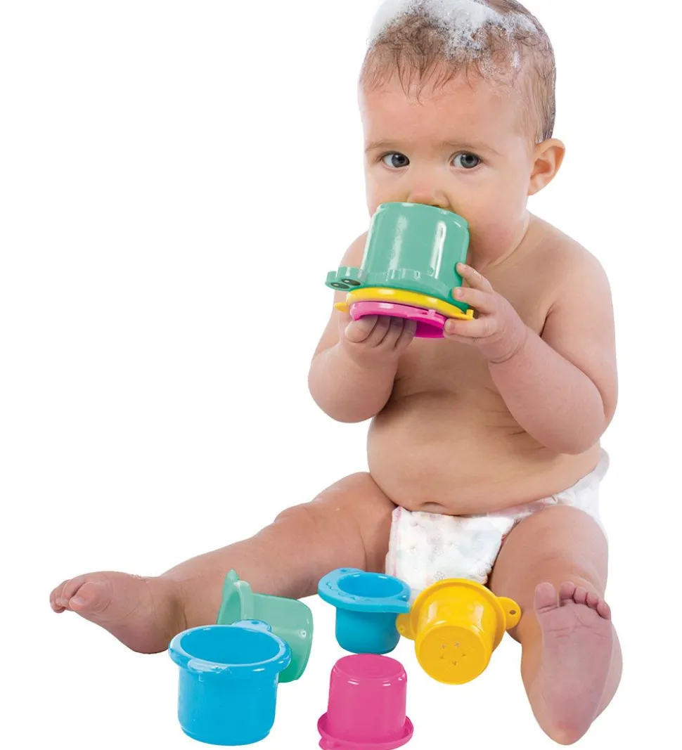 Playgro Stablelegetøj - Croc Cups - 8 stk - Multifarvet