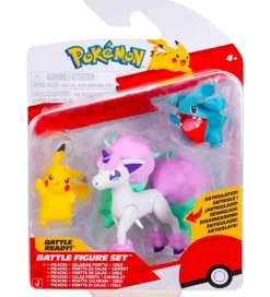 Pokémon Figurer - Battle Figure - Pikachu/Gible/Ponyta