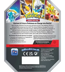 Pokémon Samlekort - Paradox Destinies Tin - Iron Crown ex