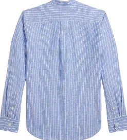 Polo Ralph Lauren Skjorte - Postboy - Blå/Hvidstribet