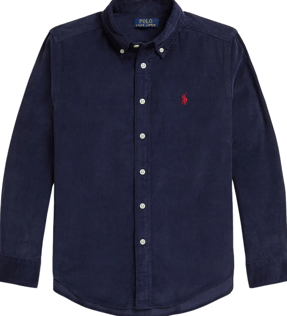 Polo Ralph Lauren Skjorte - Fløjl - Newport Navy