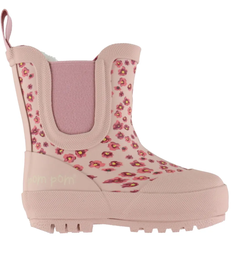 Pom Pom Gummistøvler m. For - Ankel - Autumn Anemone Mini
