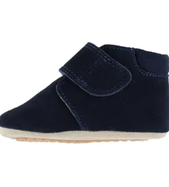 Pom Pom Skindfutter - Beginners Velcro - Navy Suede