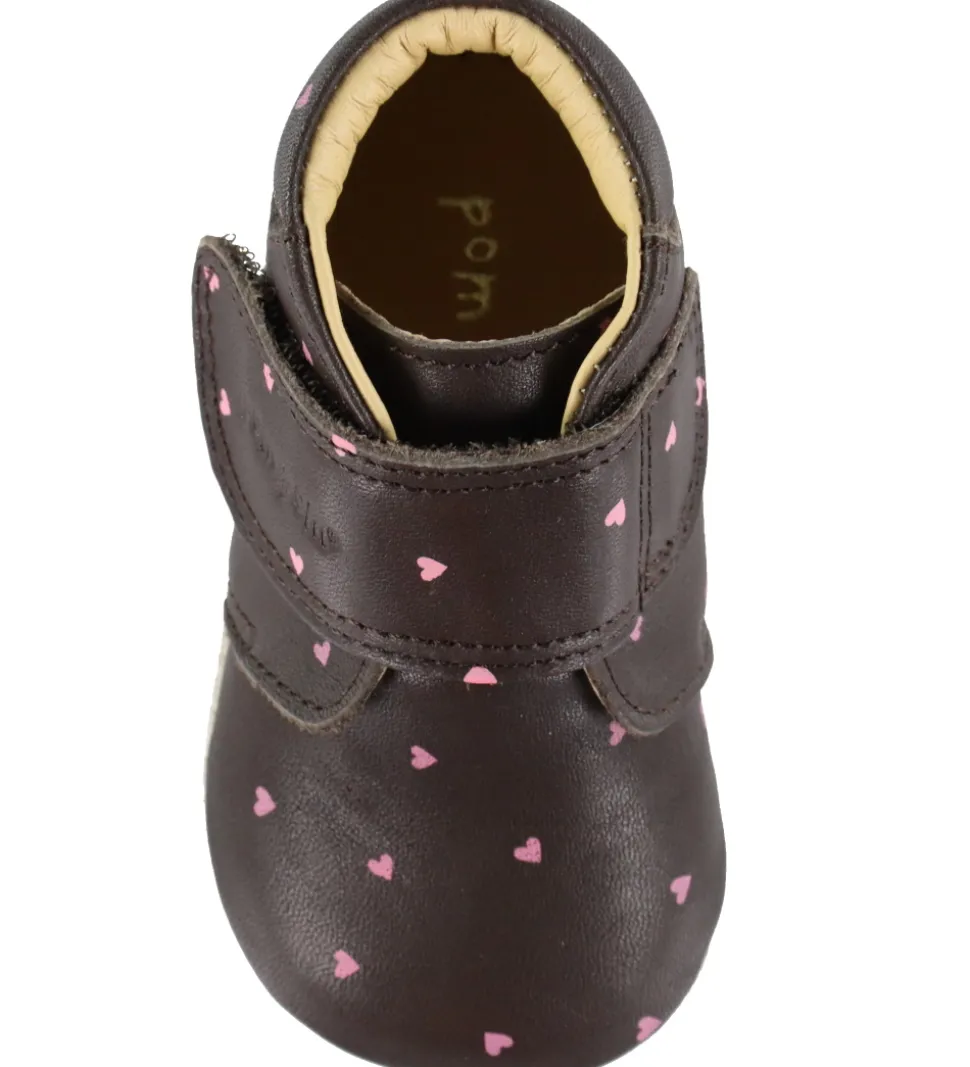 Pom Pom Skindfutter - Beginners Velcro - Heart AOP