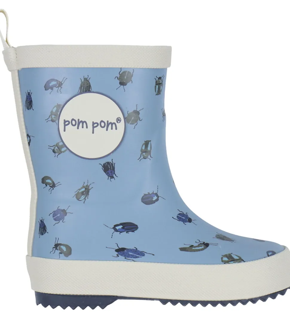 PomPom Gummistøvler - Beetle