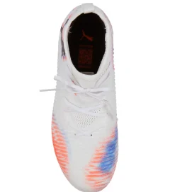 Puma Fodboldstøvler - Future 8 Match FG/AG Jr - White/Puma Black