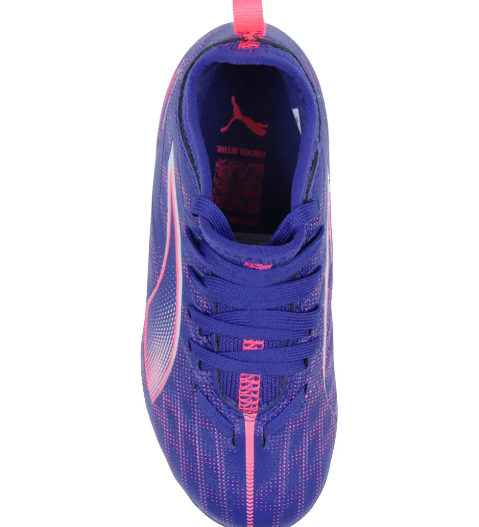 Puma Fodboldstøvler - Ultra 5 Match FG/AG Jr - Lapis Lazuli/Hvid