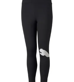 Puma Leggings - Active - Sort m.Hvid Logo