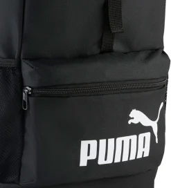 Puma Rygsæk - Phase Hooded - Puma Black m. Hvid