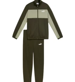 Puma Træningssæt - Poly Colorblock - Dark Olive