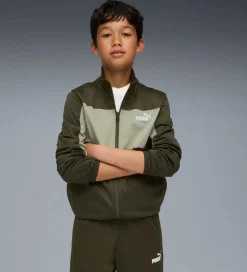 Puma Træningssæt - Poly Colorblock - Dark Olive