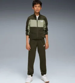 Puma Træningssæt - Poly Colorblock - Dark Olive