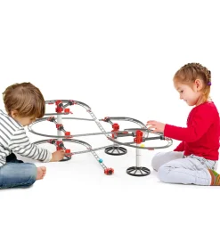 Quercetti Kuglebane - Skyrail Starter Set Rollercoster - 94 Dele