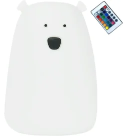 Rabbit & Friends Lampe - Stor Bjørn m. Fjernbetjening - 11x17 cm