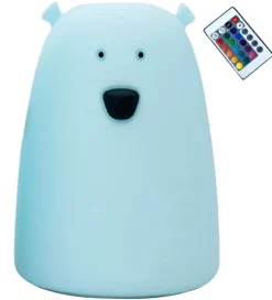 Rabbit & Friends Lampe - Stor Bjørn m. Fjernbetjening - 11x17 cm